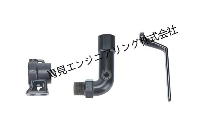 スプール本体、オイルインレットパイプ、ハンドル