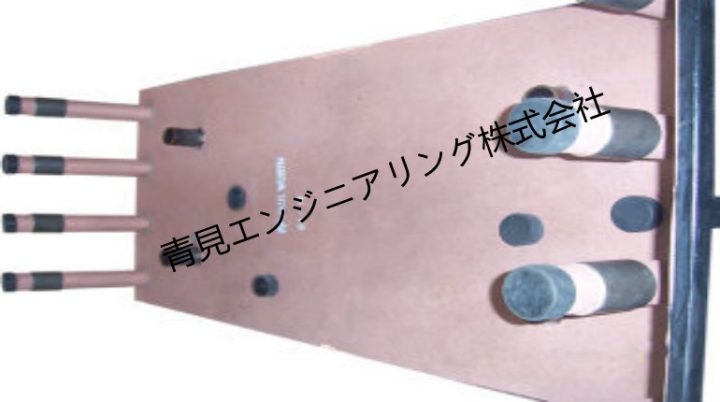 出口の銅冷却壁